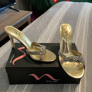 Nina Gold Heels